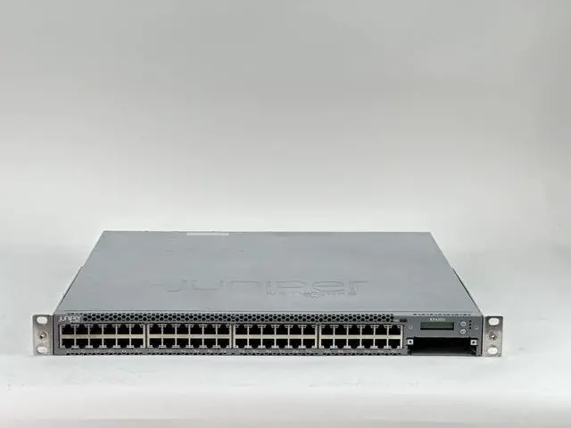 Main image of Juniper EX4300-48T-AFO Switch 48x BASE-T 4x QSFP+ 2x PSU 350W AFO Front-to-back