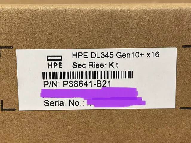 Alt view image 3 of 3 - HPE ProLiant DL345 Gen10 Plus x16 Secondary Riser Kit "Secondary Riser 2" FHFL
