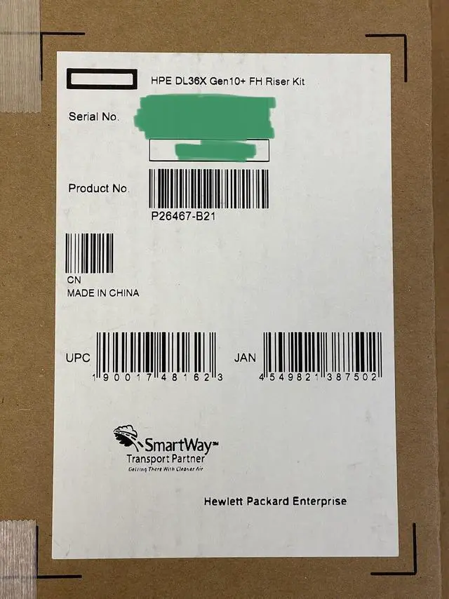 Alt view image 3 of 4 - HPE ProLiant DL360 DL365 DL36X Gen10 Plus FH Full Height Riser Kit PCI-e 4.0 x16
