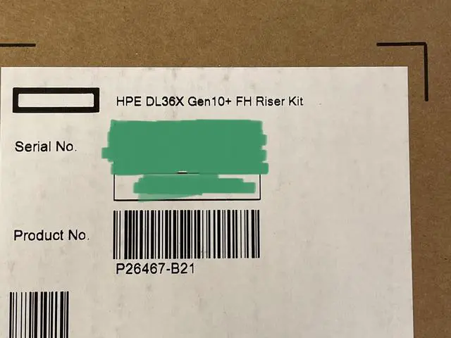 Alt view image 4 of 4 - HPE ProLiant DL360 DL365 DL36X Gen10 Plus FH Full Height Riser Kit PCI-e 4.0 x16