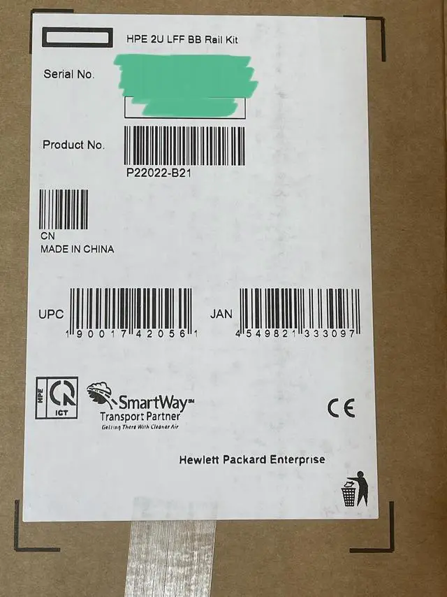 Alt view image 2 of 4 - HPE DL38X DL345 DL380 DL385 Gen10+Plus 2U LFF Ball Bearing Rail Kit P22022-B21