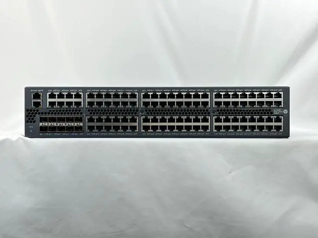 Alt view image 2 of 7 - HPE FlexFabric A5830AF-96G Ethernet Switch 96x 1G RJ45 10x 10G SFP+ 1x PSU Fans