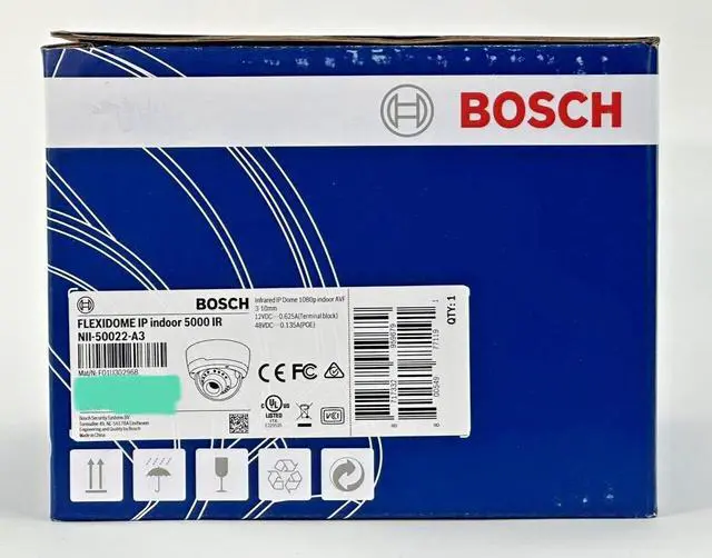 Alt view image 2 of 6 - Bosch NII-50022-A3 Flexidome IP Indoor 5000 HD 1080p 3-10mm Camera AVF F1.3 Dome