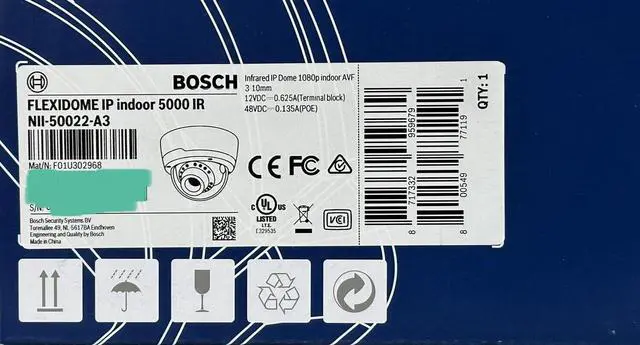 Alt view image 3 of 6 - Bosch NII-50022-A3 Flexidome IP Indoor 5000 HD 1080p 3-10mm Camera AVF F1.3 Dome