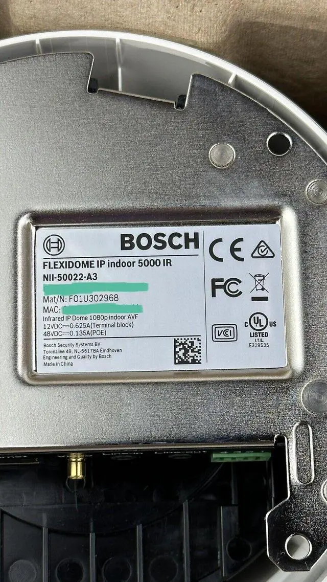 Alt view image 4 of 6 - Bosch NII-50022-A3 Flexidome IP Indoor 5000 HD 1080p 3-10mm Camera AVF F1.3 Dome