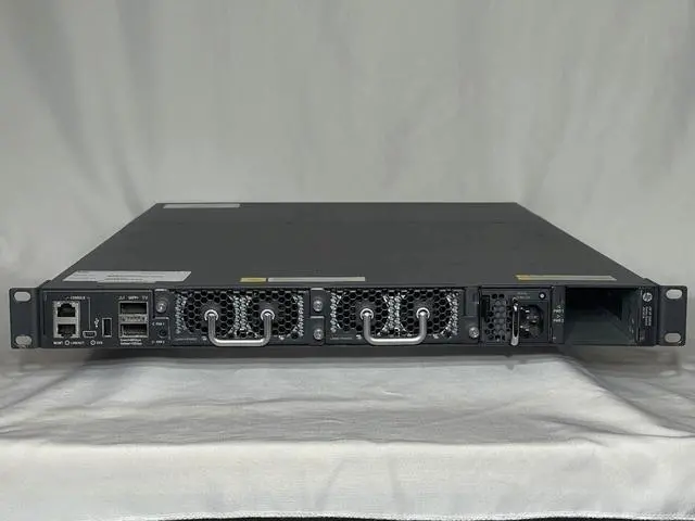 Alt view image 3 of 7 - HPE FlexFabric 5930 2QSFP+ 2-slot L3 Switch 1x PSU 2x Back to Front Fan Kit