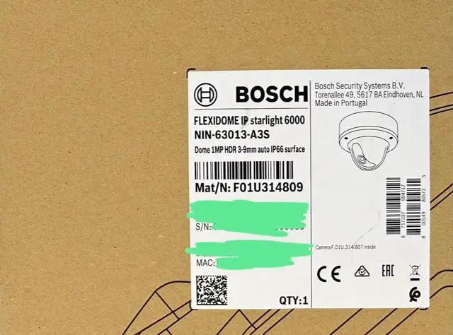 Alt view image 3 of 4 - Bosch NIN-63013-A3S Flexidome IP Starlight 6000 VR Dome 1MP HDR 3-9mm auto IP66