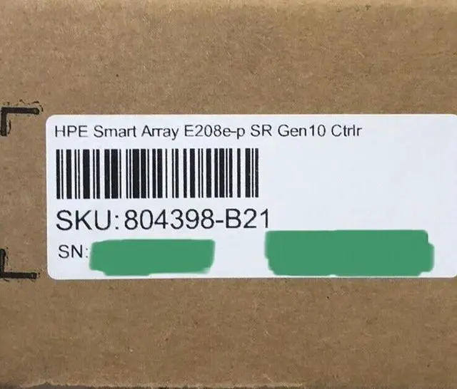 Alt view image 3 of 3 - HPE E208e-p Smart Array SR Gen10/Plus/V2 RAID/HBA External Adapter PCIe Pull