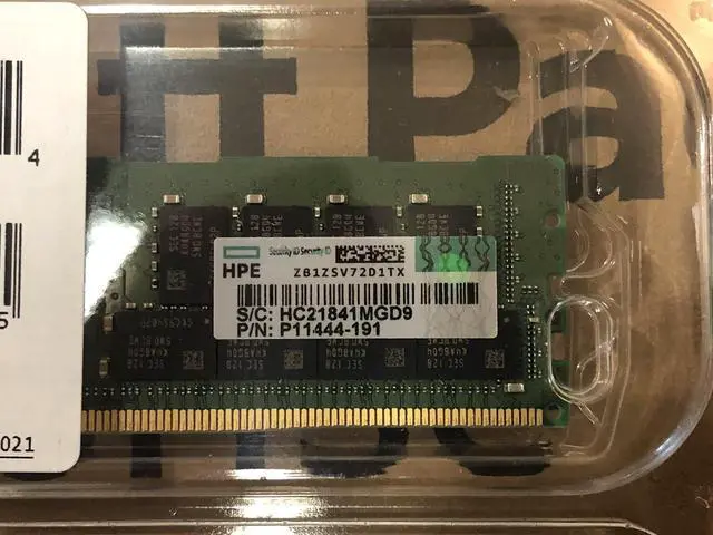 Alt view image 3 of 3 - (NOT FOR HOME PC!) HPE 32GB 2Rx4 DDR4 PC4-3200AA-R ECC Reg Dual Rank Smart Server Memory Ram Kit