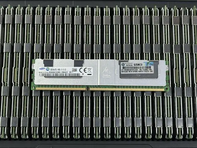 Main image of (NOT FOR HOME PC!) 512GB Lot of 16x 32GB HP 4Rx4 PC3-14900L Load Reduced ECC RAM Memory Server