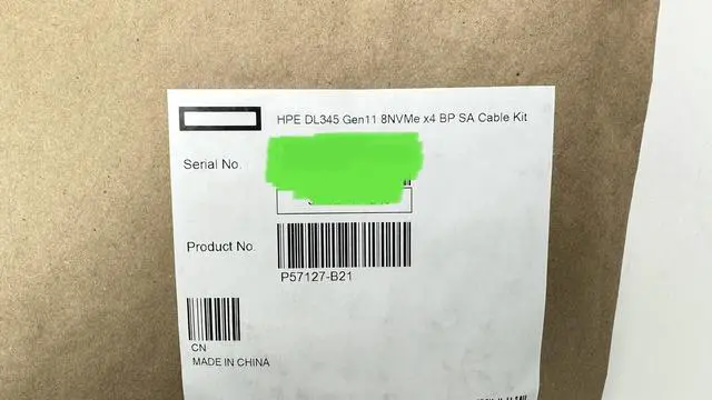 Alt view image 5 of 6 - HPE DL345 DL385 Gen11 8SFF Box3 x4 NVMe Cable kit Type-p Controller P57127-B21