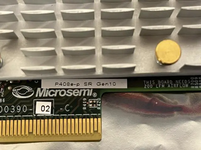 Alt view image 3 of 6 - (NOT FOR HOME PC!) HPE Smart Array P408e-p SR External 12G/s Controller 4GB Cache PCI-e SATA SAS