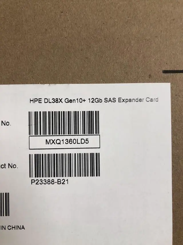 Alt view image 2 of 3 - (NOT FOR HOME PC!) HPE DL38X DL380 DL385 Gen10 Plus 12Gb SAS Expander Card P23388-B21 4LFF 8SFF etc