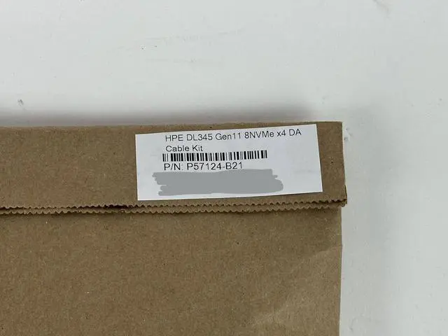 Alt view image 4 of 4 - HPE DL345 Gen11 2U SFF U.2 U.3 8SFF NVMe SSD x4 DA Cable Kit P57124-B21 Box3