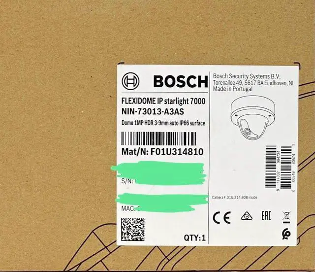 Alt view image 3 of 4 - Bosch NIN-73013-A3AS Flexidome IP Starlight 7000 VR 1MP HDR 3-9mm auto IP66 Dome