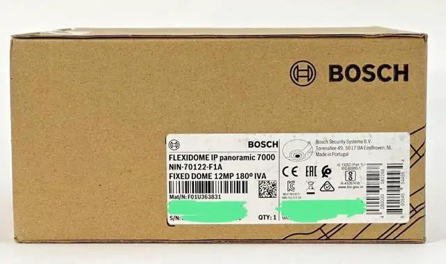 Alt view image 5 of 7 - Bosch NIN-70122-F1A Flexidome IP 12MP 180 deg IVA Panoramic Camera Fixed Dome MP