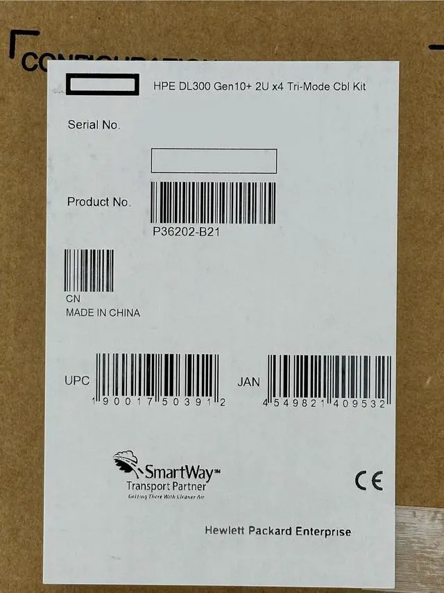 Main image of HPE ProLiant DL300 DL380 DL385 Gen10&Plus&V2 2U x4 Tri-Mode Cable Kit P36202-B21