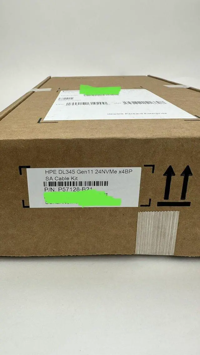 Alt view image 4 of 4 - HPE DL345 Gen11 24SFF x4 NVMe Box 1-2-3 Type-p Controller Cable kit P57128-B21