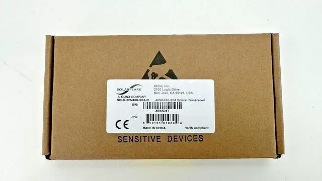 Alt view image 2 of 4 - Solarflare 40GBASE-SR4 850nm QSFP+ Optical Transceiver SOLR-SFM40G-SR4-01