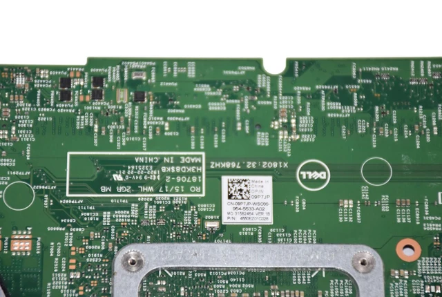 Dell Inspiron 17 7786 Motherboard i7-8565U Quad Core 1.8GHz W/ Nvidia ...