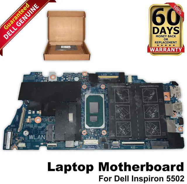 Main image of Dell Inspiron 5502 Motherboard i7-1165G7 2.8GHz Quad-Core Integrated GPU W3XW5