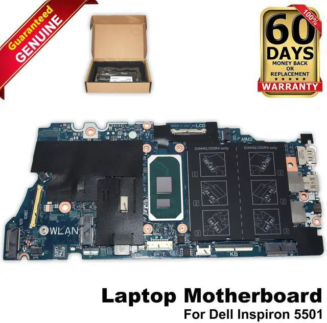 Main image of Dell Inspiron 15 5501 Core i5-1035G1 Quad-Core 1.0GHz DDR4 Motherboard TG76R