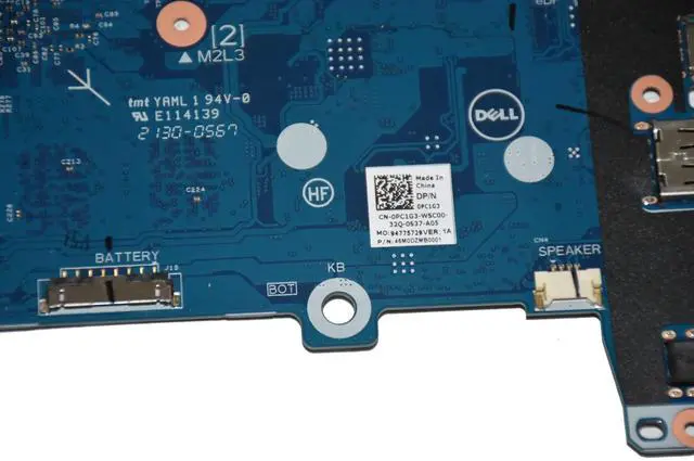 Alt view image 4 of 5 - Dell Chromebook 5190 Celeron N3350 1.10GHz 4GB RAM 32GB eMMC Motherboard PC1G3