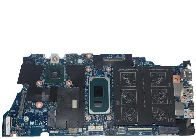 Alt view image 4 of 7 - Dell Vostro 5502 5402 Motherboard i7-1165G7 NVIDIA MX350 DDR4 19861-1 7FWVK