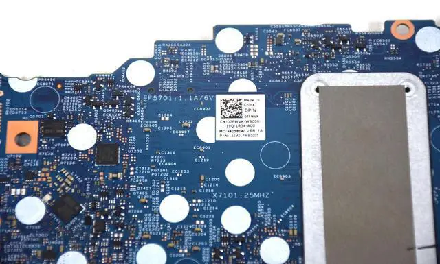 Alt view image 7 of 7 - Dell Vostro 5502 5402 Motherboard i7-1165G7 NVIDIA MX350 DDR4 19861-1 7FWVK