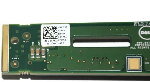 Alt view image 7 of 7 - DELL PowerEdge R730XD Server 4-Bay 3.5" LFF Hard Drive Backplane - 4T7KV