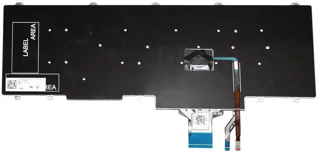 Alt view image 4 of 6 - Dell Latitude E5550 Precision 15 3510 7510 French Canadian Laptop Keyboard YM0K9