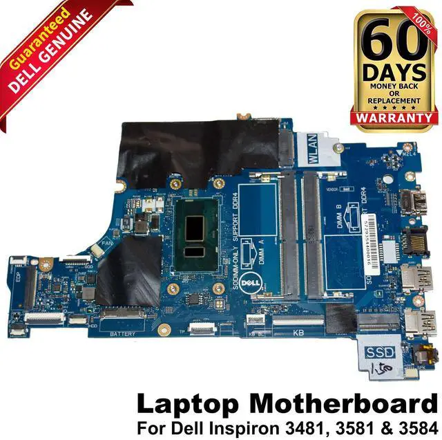 Main image of Dell Inspiron 3481 3581 Motherboard Core i3-8130U 2.3GHz LA-G714P M5KN5 XXN5K