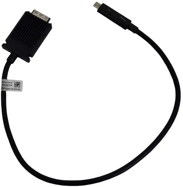 Alt view image 3 of 6 - Lot 10 Dell Thunderbolt 3 USB-C Cable for TB15 TB16 Dock K16A K17A 5T73G 3V37X
