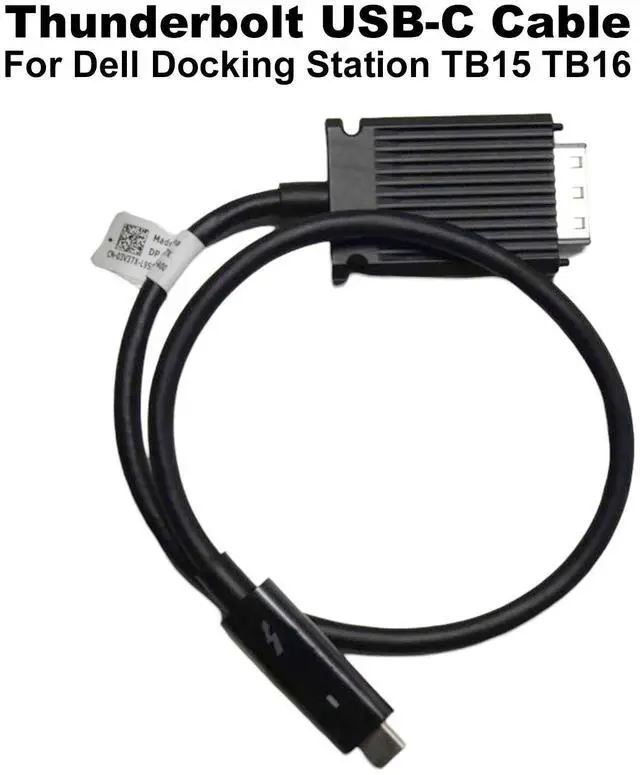 Alt view image 2 of 6 - Lot 10 Dell Thunderbolt 3 USB-C Cable for TB15 TB16 Dock K16A K17A 3V37X 5T73G