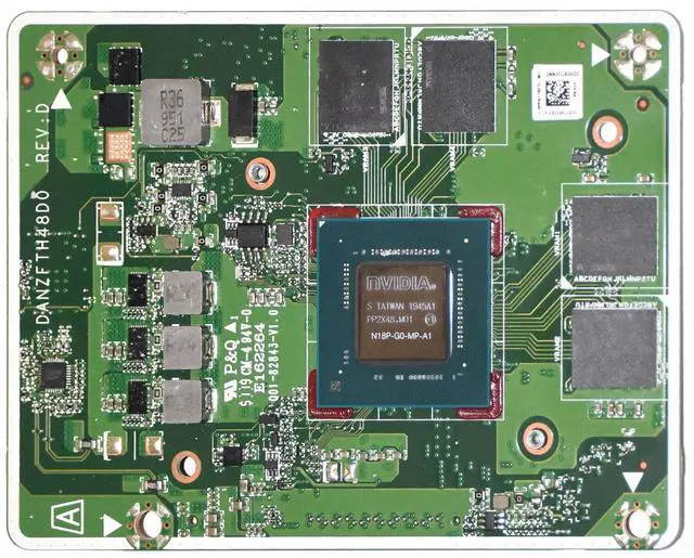 Alt view image 3 of 4 - HP L70276-001 Nvidia N18P-G0-MP GTX1650 4GB GDDR5 Laptop Graphics Card Module