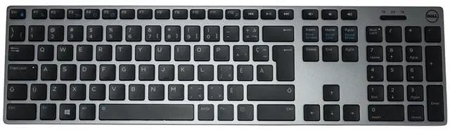 Alt view image 6 of 7 - Dell WK717 Premier Wireless Bluetooth Keyboard with USB Receiver *FRENCH LAYOUT*