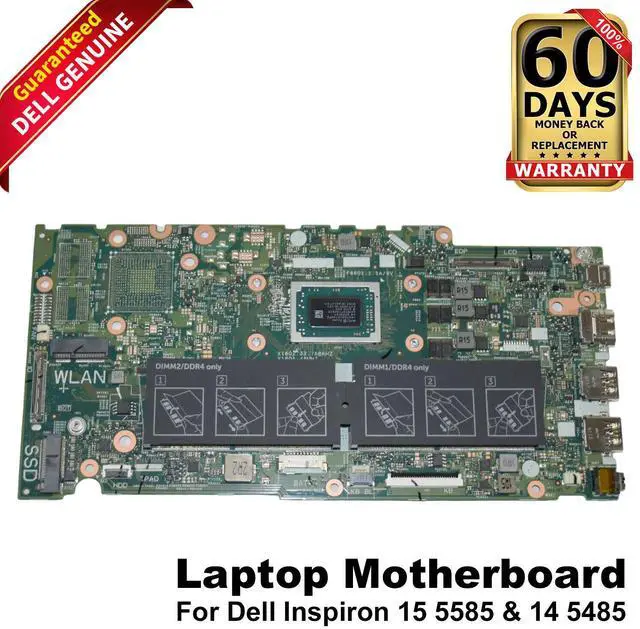 Main image of Dell Inspiron 15 5585 Motherboard AMD Ryzen 7 3700U 2.3GHz Quad Core MNN1K