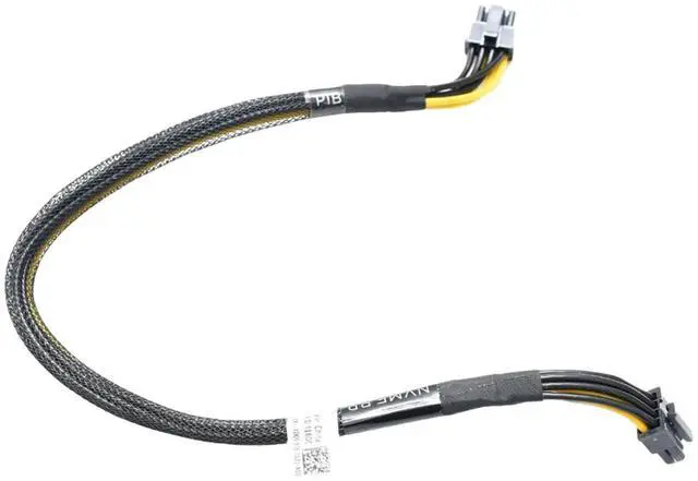 Alt view image 5 of 5 - Lot of 5 Dell 35cm Backplane Power Cable NVMe 1x 8-pin to 1x 8-pin T640 M16DC