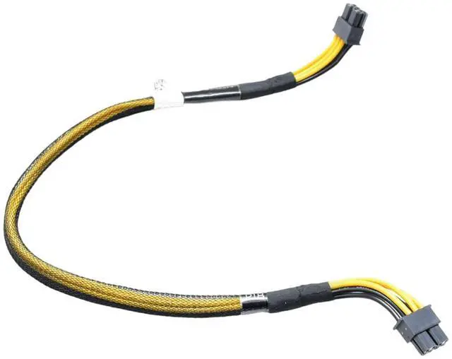 Alt view image 4 of 5 - Lot of 5 Dell 35cm Backplane Power Cable NVMe 1x 8-pin to 1x 8-pin T640 M16DC