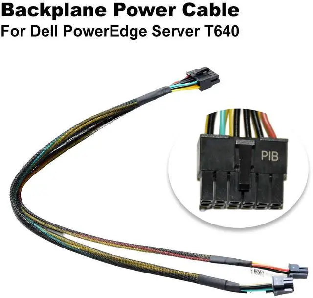 Alt view image 2 of 7 - Lot of 25 Dell PowerEdge T620 T630 Server 12-Pin Backplane Power Cable MTYVK