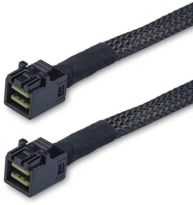 Alt view image 5 of 7 - (NOT FOR HOME PC!) Lot of 4 Dell PowerEdge R240 3.5-inch x4 SFF-8643 PERC Mini-SAS HD Cable 882WV