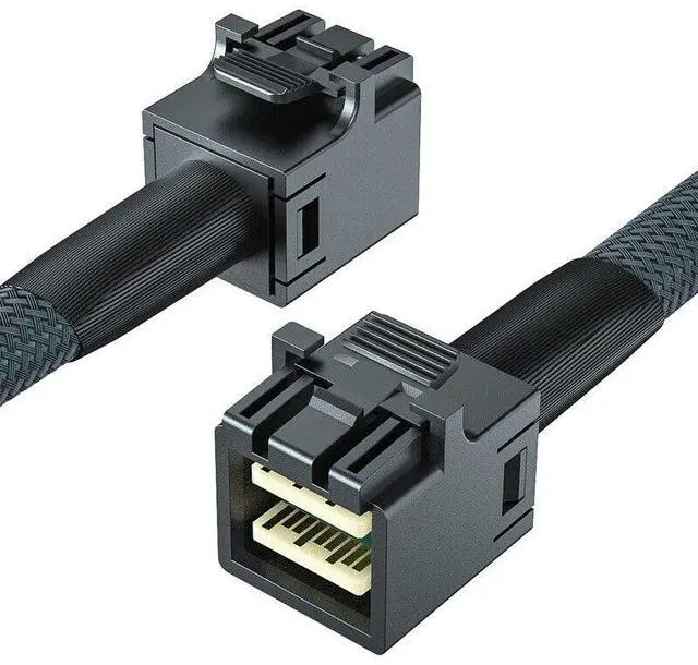 Alt view image 2 of 7 - (NOT FOR HOME PC!) Lot of 4 Dell PowerEdge R240 3.5-inch x4 SFF-8643 PERC Mini-SAS HD Cable 882WV