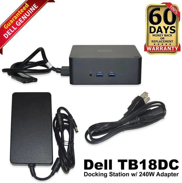 Main image of Dell Precision 7730 USB-C Thunderbolt Docking Station W/ Charger K16A TB18DC