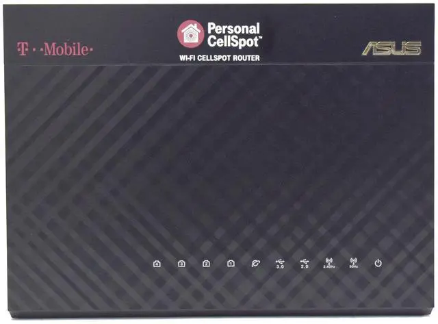 Alt view image 2 of 7 - Asus T-Mobile TM-AC1900 Dual-Band 2.4GHz 5GHz 802.11ac 3x3 Wireless Router