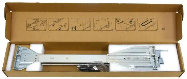 Alt view image 2 of 7 - Dell PowerEdge T630 T640 3U V2 Sliding Ready Rail Kit 8MVV0 Y5VX8 D2K5P