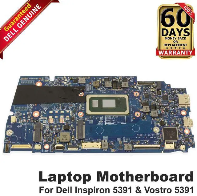 Main image of Dell Inspiron 5391 Laptop Motherboard Core i5-10210U Quad-Core DDR3 5V5NC