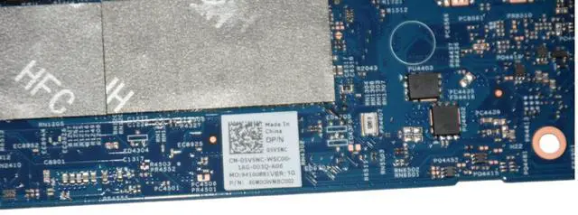 Alt view image 5 of 7 - Dell Inspiron 5391 Laptop Motherboard Core i5-10210U Quad-Core DDR3 5V5NC