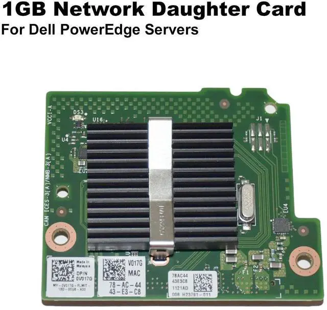Alt view image 3 of 5 - Dell I350 1GbE Quad Port Blade Network Daughter Card for PowerEdge FC630 V017G