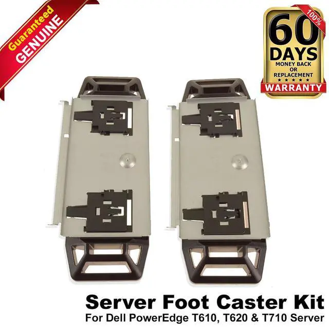 Main image of Dell PowerEdge T610 T710 T620 T330 T440 Server Caster Foot Kit Replacement T501M