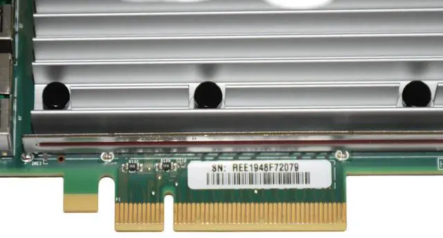 Alt view image 4 of 7 - Dell QLogic QL41132 2-Ports 10GbE RJ-45 PCIe High Profile Network Card NV5